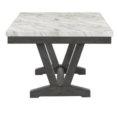 JUEGO DE COMEDOR 6 SILLAS MODERNO RODEUS MÁRMOL D4903 - 3