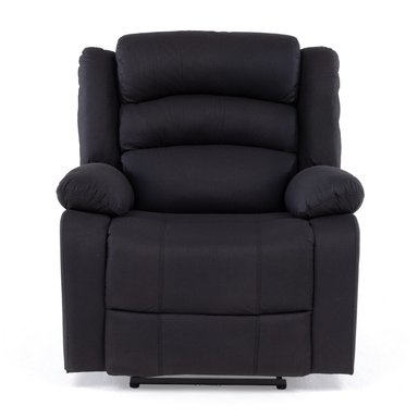 BERGER 1 CUERPO RECLINABLE ELÉCTRICO MODERNO EN COLOR NEGRO NEW PRAGA 8041RFFBKPW - 3