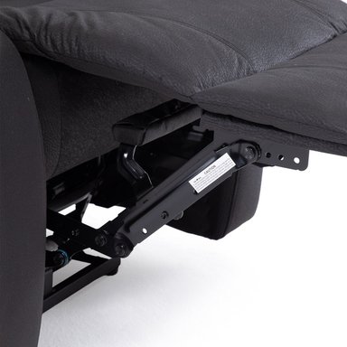 BERGER 1 CUERPO RECLINABLE ELÉCTRICO MODERNO EN COLOR NEGRO NEW PRAGA 8041RFFBKPW - 10