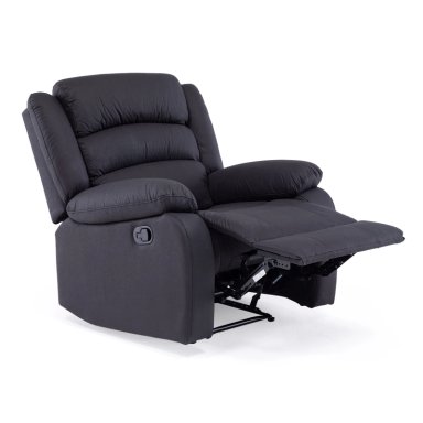 BERGER 1 CUERPO RECLINABLE MODERNO EN COLOR NEGRO NEW PRAGA 8041RFFBK - 3