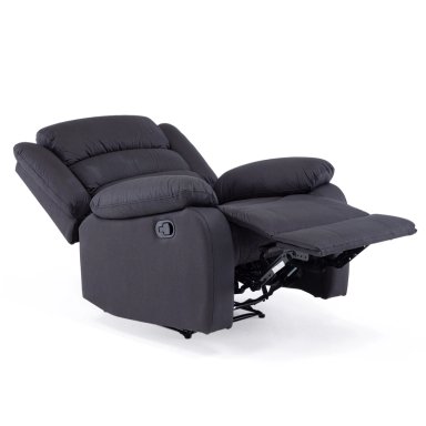 BERGER 1 CUERPO RECLINABLE MODERNO EN COLOR NEGRO NEW PRAGA 8041RFFBK - 4