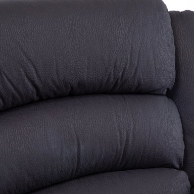 BERGER 1 CUERPO RECLINABLE MODERNO EN COLOR NEGRO NEW PRAGA 8041RFFBK - 6