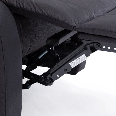 BERGER 1 CUERPO RECLINABLE MODERNO EN COLOR NEGRO NEW PRAGA 8041RFFBK - 8