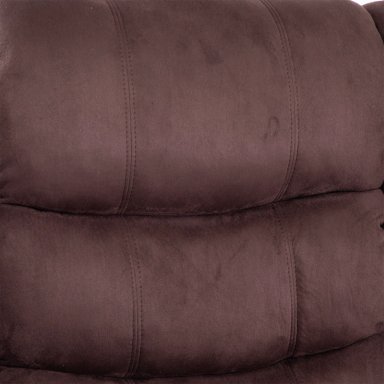 SOFA 2 CUERPOS RECLINABLE TRADICIONAL NORMAN CAFE  OSCURO 2011LFDBR - 5