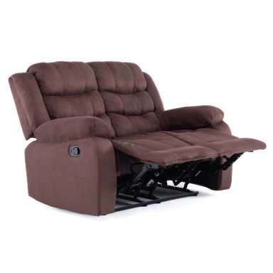 SOFA 2 CUERPOS RECLINABLE TRADICIONAL NORMAN CAFE  OSCURO 2011LFDBR - 10