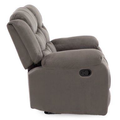 SOFA 2 CUERPOS RECLINABLE TRADICIONAL NORMAN GRIS 2011LFGR - 2