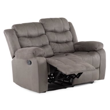 SOFA 2 CUERPOS RECLINABLE TRADICIONAL NORMAN GRIS 2011LFGR - 9