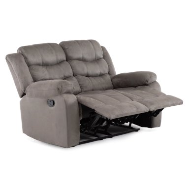 SOFA 2 CUERPOS RECLINABLE TRADICIONAL NORMAN GRIS 2011LFGR - 10