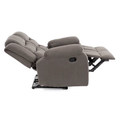 SOFA 2 CUERPOS RECLINABLE TRADICIONAL NORMAN GRIS 2011LFGR - 12