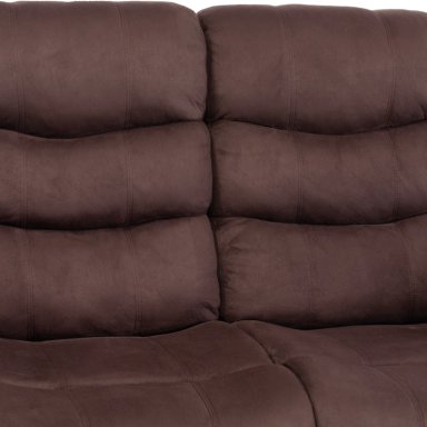 SOFA 3 CUERPOS RECLINABLE TRADICIONAL NORMAN CAFE  OSCURO 2011SFDBR - 5