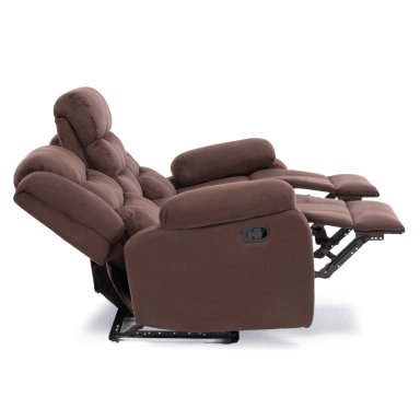 SOFA 3 CUERPOS RECLINABLE TRADICIONAL NORMAN CAFE  OSCURO 2011SFDBR - 12