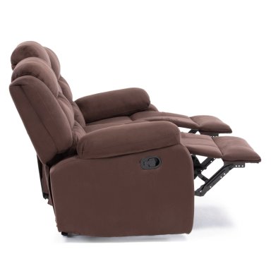 SOFA 3 CUERPOS RECLINABLE TRADICIONAL NORMAN CAFE  OSCURO 2011SFDBR - 13