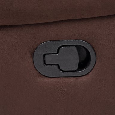 LIVING RECLINABLE SOFA 3 CUERPOS + SOFA 2 CUERPOS CAFE  OSCURO NORMAN 2011DBR - 4