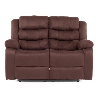 LIVING RECLINABLE SOFA 3 CUERPOS + SOFA 2 CUERPOS CAFE  OSCURO NORMAN 2011DBR - 7