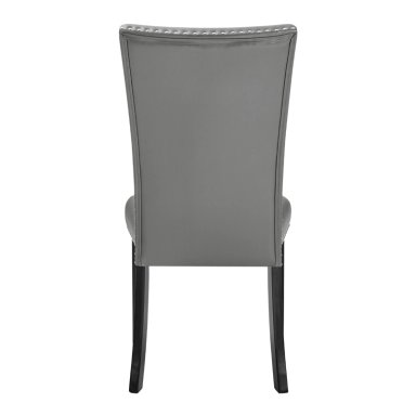 JUEGO DE COMEDOR 6 SILLAS MODERNO MOON MARMOL GRIS D6058 - 8