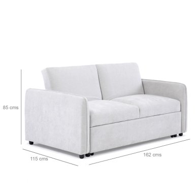 SOFA CAMA 2 CUERPOS MODERNO NEW DALLAS BEIGE - 7