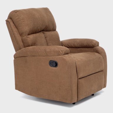 LIVING RECLINABLE SOFA 3 CUERPOS - MATHEUS CAFE   + 2 BERGERS + MESA DE CENTRO MODERNA MARMOL BLANCA - 12