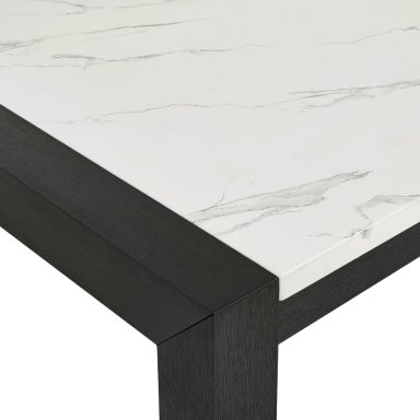 JUEGO DE COMEDOR 6 SILLAS MODERNO BELICE BLANCO GRIS D2506 - 5