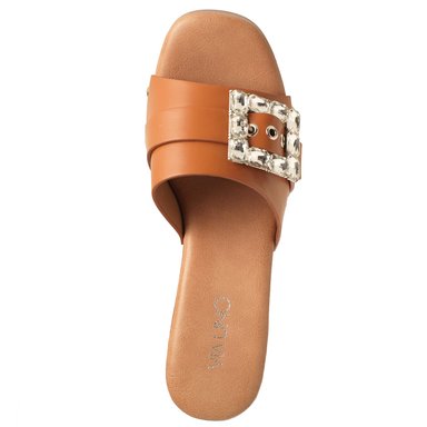SANDALIA MUJER VIA UNO CAMEL 22633618 - 3