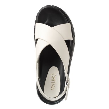 SANDALIA MUJER VIA UNO BEIGE 22641604 - 3