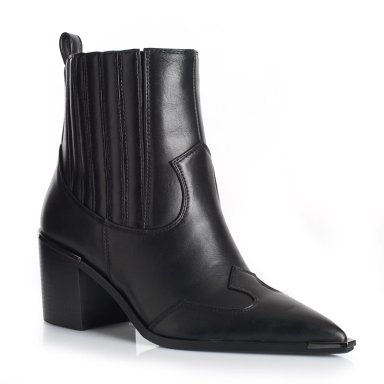 BOTIN MUJER VIA UNO WESTWINTER WEST NEGRO - 4