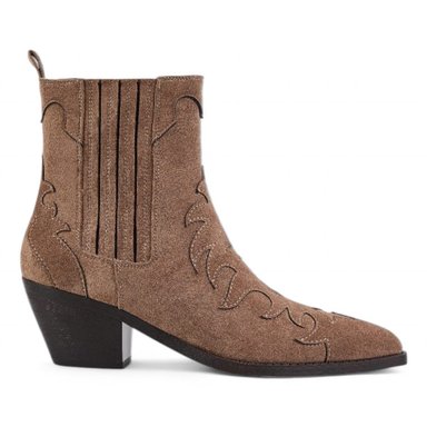 BOTIN MUJER VIA UNO WESTWINTER EAGLE TAUPE - 1
