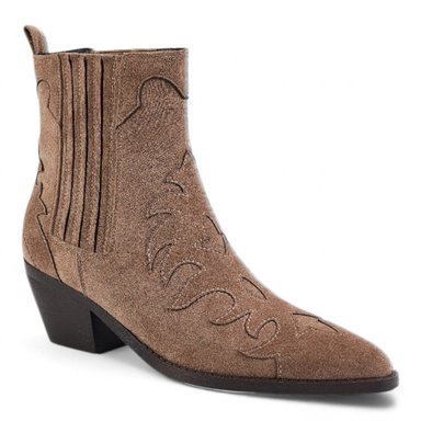BOTIN MUJER VIA UNO WESTWINTER EAGLE TAUPE - 4