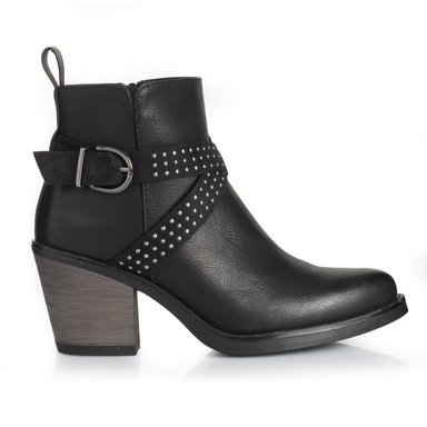 BOTIN MUJER VIA UNO WESTWINTER FROSTY NEGRO - 1