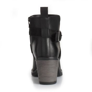 BOTIN MUJER VIA UNO WESTWINTER FROSTY NEGRO - 2