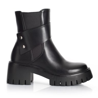 BOTIN MUJER VIA UNO WESTWINTER SLATE NEGRO - 1