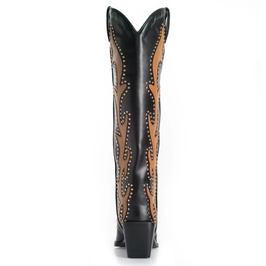 BOTA MUJER VIA UNO WESTWINTER YUKON NEGRO/CAMEL - 2