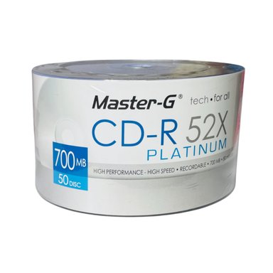 CD-R MASTER G MASTER-G 52X PACK 50 UNIDADES - 1