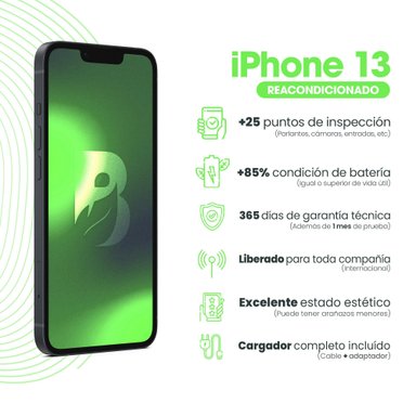 IPHONE 13 128GB - AZUL MEDIANOCHE RECONDICIONADO - 6