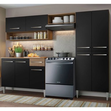 KIT VEKKA HOME ELIMY COCINA EMILLY DARK MDP - 1