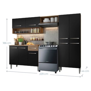 KIT VEKKA HOME ELIMY COCINA EMILLY DARK MDP - 3