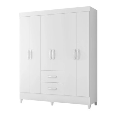 CLOSET 6P MOBI WHITE - 1