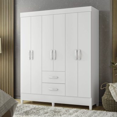 CLOSET 6P MOBI WHITE - 2