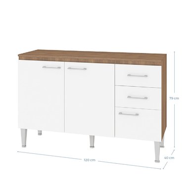 MUEBLE VEKKA HOME OPIE BASE 120 CM MDP - 8