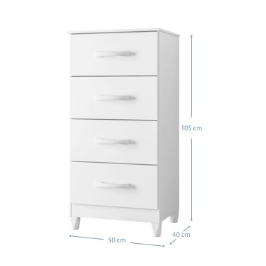 COMBO CLOSET VEKKA HOME MOBI 6 PUERTAS 2 CAJONES + COMODA 4 CAJONES BLANCO - 6