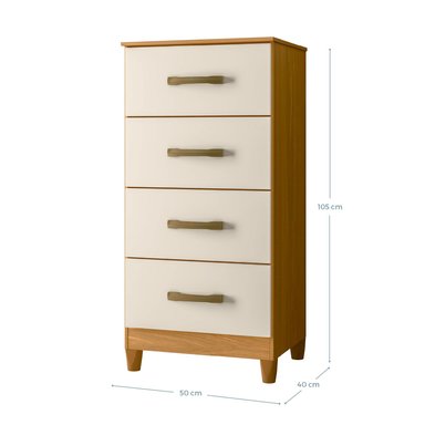 CÓMODA VEKKA HOME MOBI MDP BEIGE 4C - 2