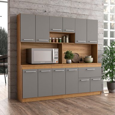 KIT COCINA VEKKA HOME BUCK MDP GRIS 180 GREY - 1