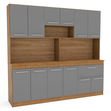 KIT COCINA VEKKA HOME BUCK MDP GRIS 180 GREY - 5