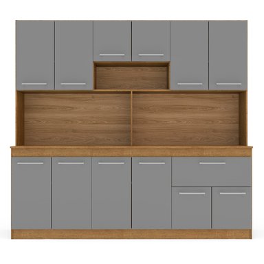 KIT COCINA VEKKA HOME BUCK MDP GRIS 180 GREY - 6