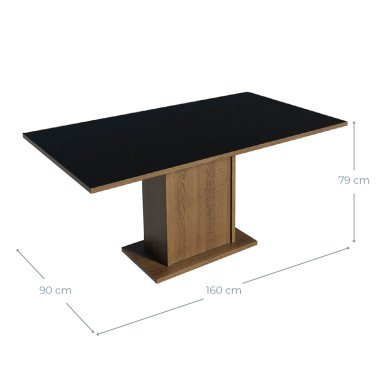 JUEGO DE COMEDOR VEKKA HOME SUECIA FIORE 6 SILLAS - 6