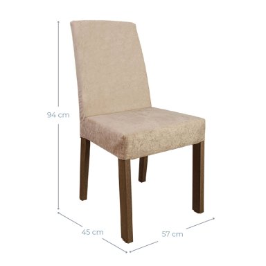 JUEGO DE COMEDOR VEKKA HOME SUECIA FIORE 6 SILLAS - 7