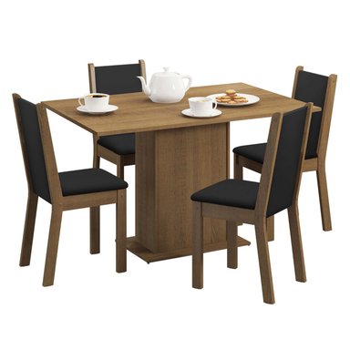 JUEGO DE COMEDOR VEKKA HOME CELINE GRECO 4 SILLAS - 2