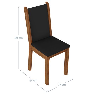 JUEGO DE COMEDOR VEKKA HOME CLARICE GRECO 8 SILLAS - 6