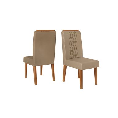 JUEGO DE COMEDOR VEKKA HOME ITALIA LIA 4 SILLAS - 6