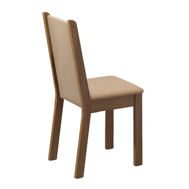JUEGO DE COMEDOR VEKKA HOME CELINE LEONE 4 SILLAS - 4