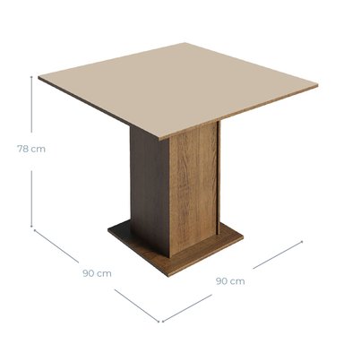 JUEGO DE COMEDOR VEKKA HOME LILO LEONE 4 SILLAS - 7